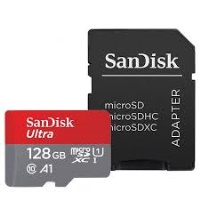 SANDISK 128GB MicroSD Ultra SDSQUAR-128G-GN6MA U1 Class 10 Adaptörlü Hafıza Kartı 100mb/sn - 1